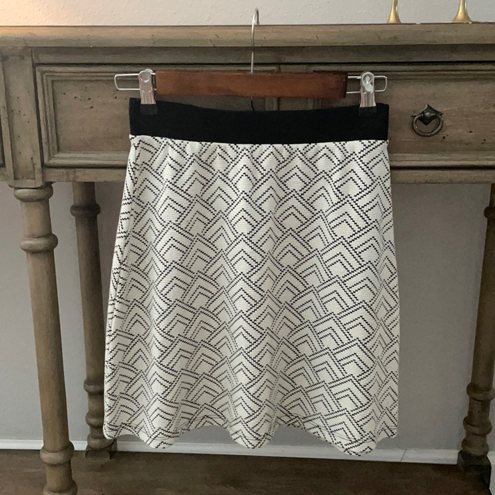 Black and White Skirt
